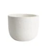 White Speckled Round Plant Pot (Dia)21cm -Gardens and Outdoor white speckled round plant pot dia 21cm3663602441557 02c bq